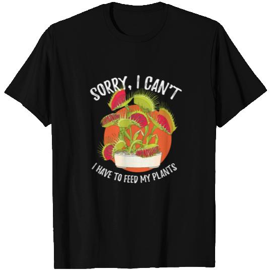 Sorry I Cant Venus Flytrap Carnivorous T Shirts