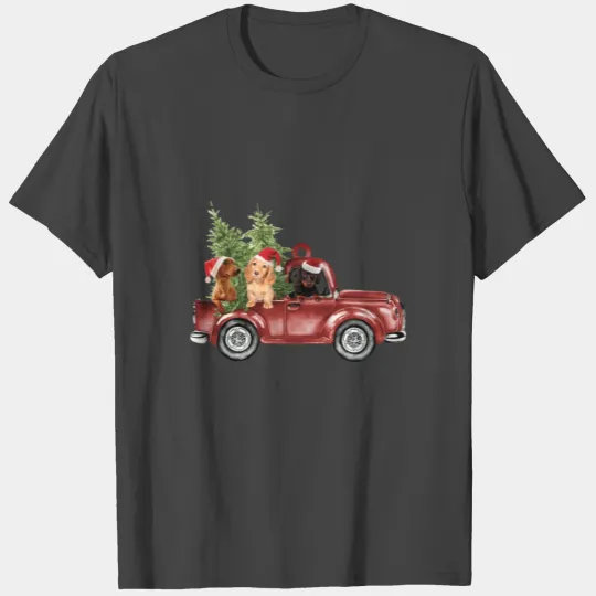 Dachshund On Car Christmas Ornament Xmas Ornaments T Shirts