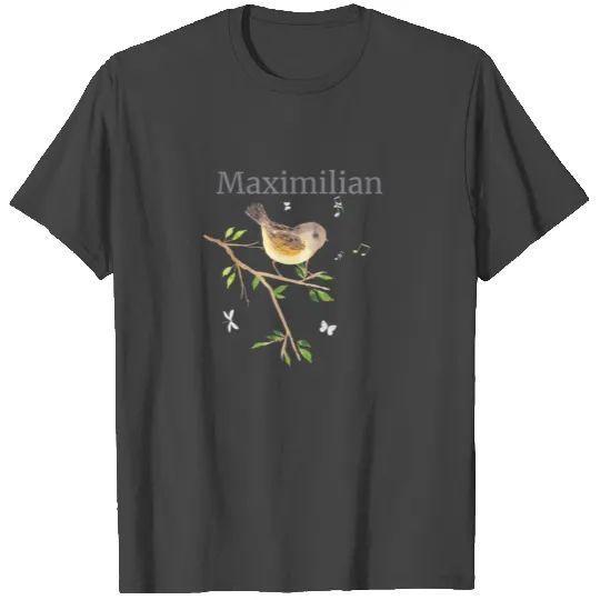 Waldier Vogel Name Maximilian T Shirts