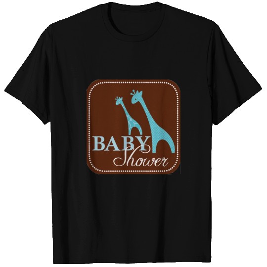 Giraffe Baby Shower T Shirts