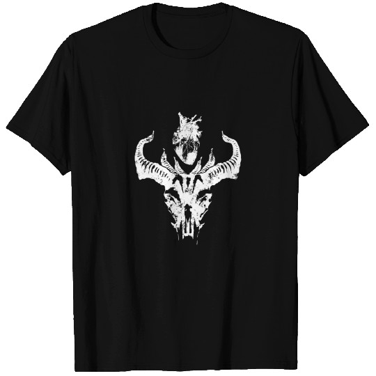 Demon's Heart - White Gothic Vintage T Shirts