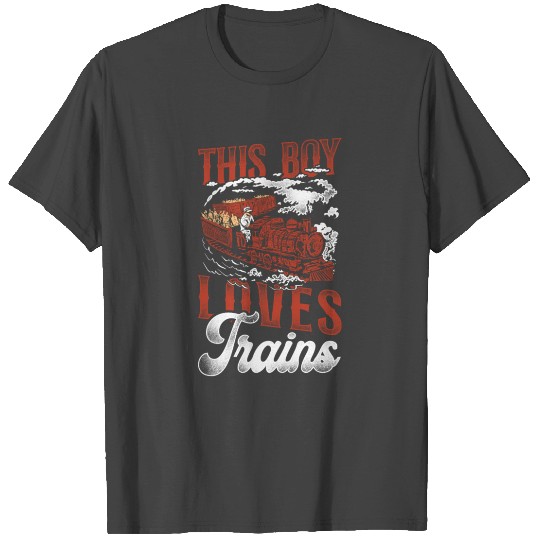 Steam Train Driver Trainspotting T Shirts