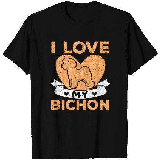 Bichon Frise Dog Lover Dog Breeder Puppy Paw Love T Shirts