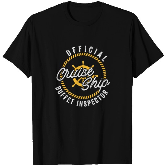 Funny Cruise Ship Buffet Inspector Partners T Shirts