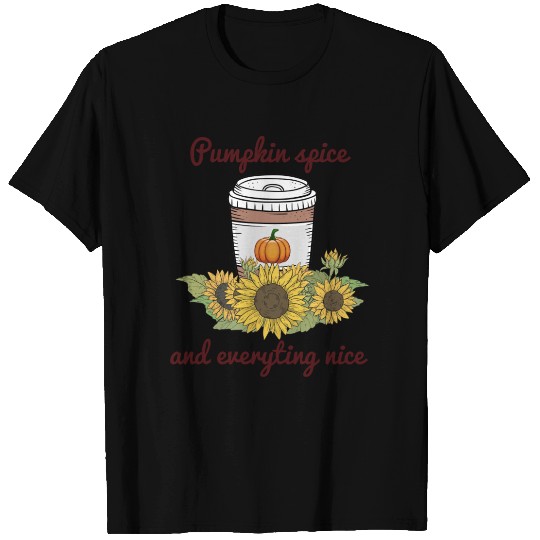 Halloween Pumpkin Spice Everything Nice Funny T Shirts