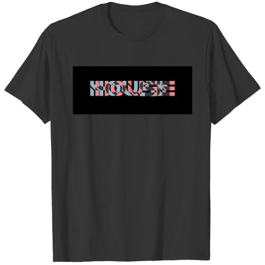 3D effect house logo T Shirts