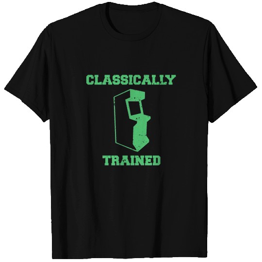 Classically Trained | Arcade player T Shirts