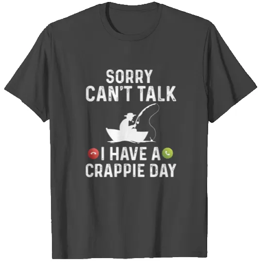 Funny Crappie Fishing Gift T Shirts