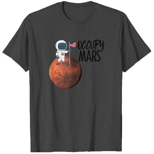 Mars Space Explorer American Astronaut NASA T Shirts
