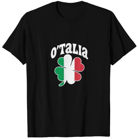 O'talia Italy Flag St. Patrick's Day T Shirts