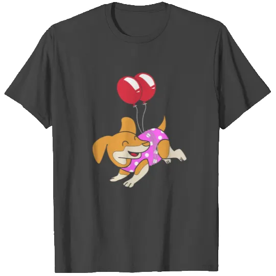 Funny Wiener Dachshund Balloon Dog T Shirts
