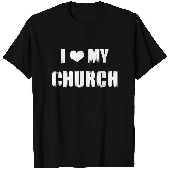 Christianity Gifts I Love My Church Christian T Shirts