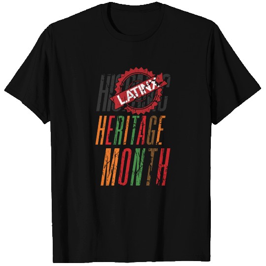 Hispanic Latino Flags Hispanic Heritage Month T Shirts