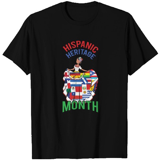 Lady Hispanic Hispanic Heritage Month T Shirts