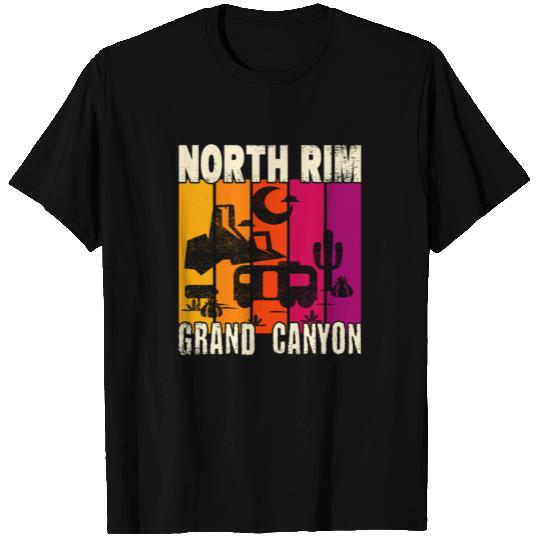 North Rim Grand Canyon camping T Shirts