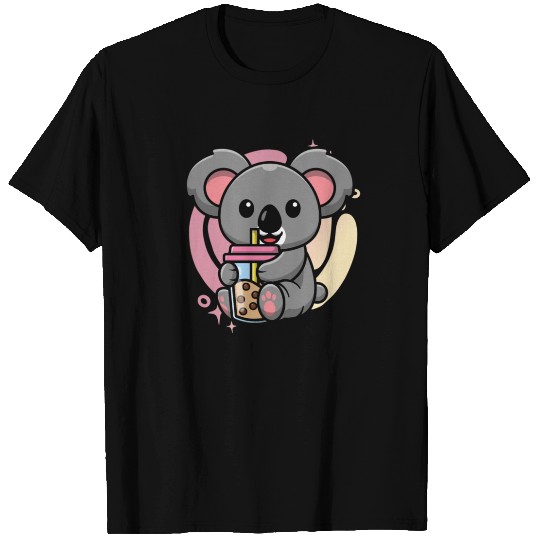 Kawaii Koala Bubble Tea Boba Tea Koala T Shirts