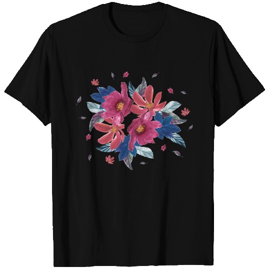 Summer wild flowers mix T Shirts