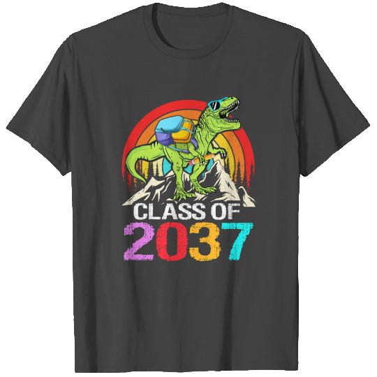 Class Of 2037 Dinosaur Grow With Me First Day Of T Shirts