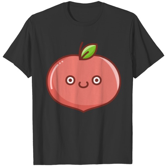 Happy Peach Fruit T Shirts