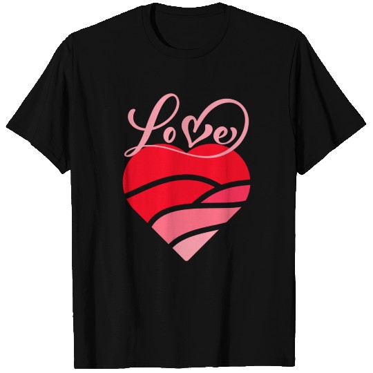Heart Love for Valentines T Shirts