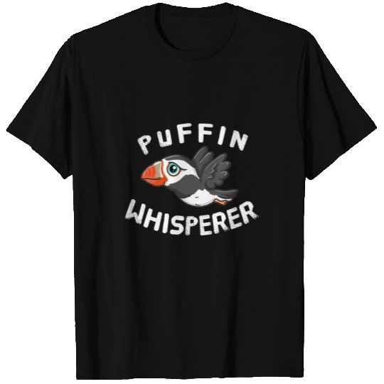 Funny Puffin Lover Puffin Whisperer Birder Birds T Shirts