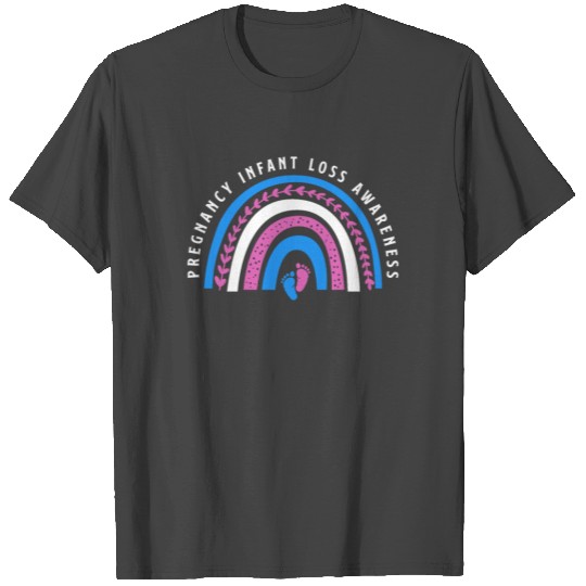 Boho Rainbow Pregnancy Infant Loss Awareness T Shirts