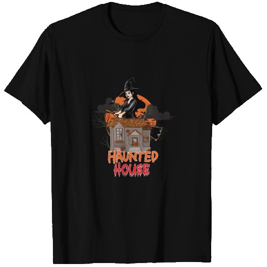 Happy Halloween Haunted House T Shirts
