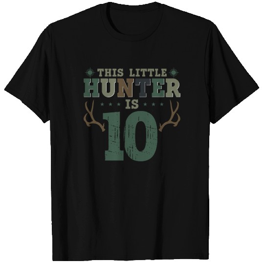 Buck Deer Hunting Hunter Kid 10th T Shirts