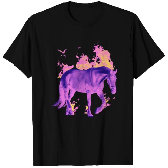Horse on fire T Shirts
