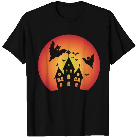 Haunted House Halloween T Shirts
