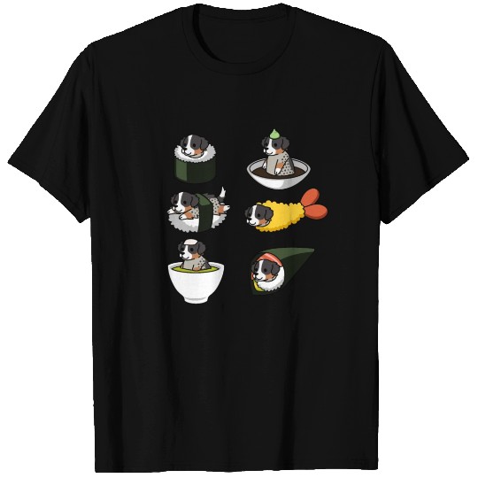 Australian Shepherd Japanese Food T Shirts