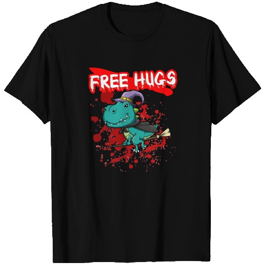 Free Hugs Halloween Sarcasm Scary Creepy Costume T Shirts