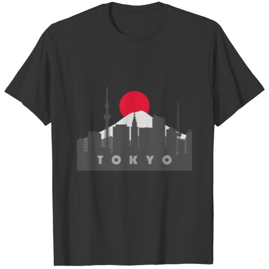 Arc Tokyo City Skyline Japan Souvenir Men T Shirts