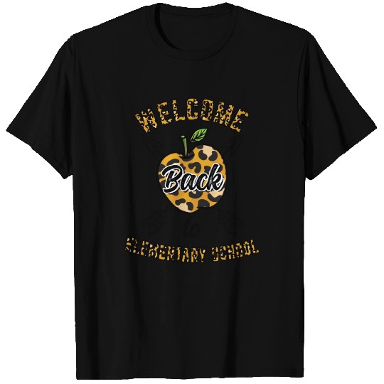 Welcome Back To Elementary School Leopard Print T Shirts