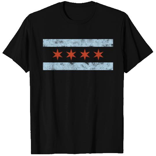 Vintage Chicago Flag Souvenir T Shirts