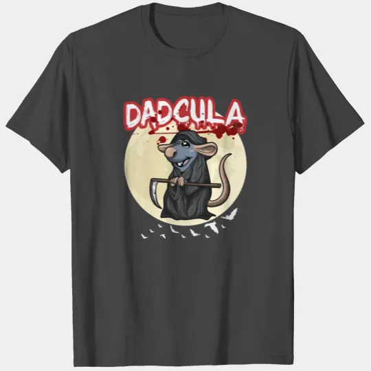 Dadcula Dracula Vampire Dad Funny Halloween Party T Shirts