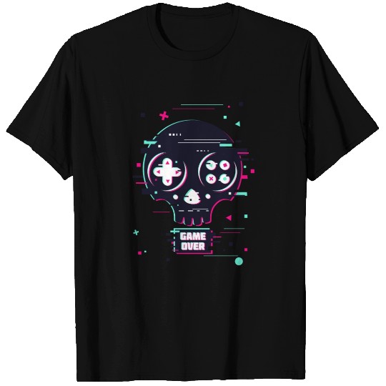 Game over skull T Shirts