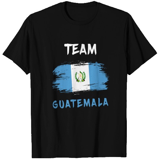 Team Guatemala flags design T Shirts