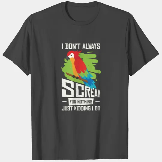 Macaw Parrot Bird Macaw Lover Tropical Zoo Animal T Shirts