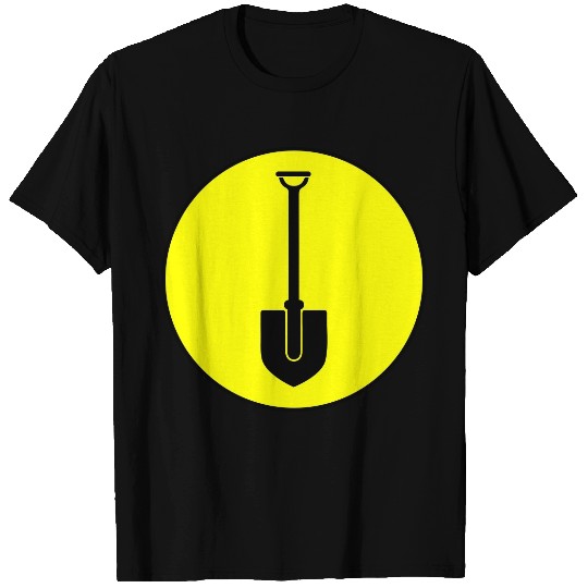 Shovel icon circle T Shirts