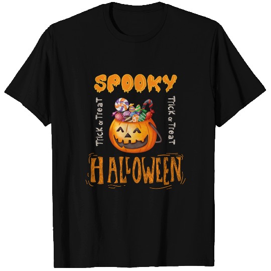 Candy Countdown, spooky Halloween, Trick or Treat T Shirts
