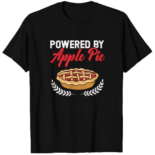 Powered By Apple Pie Fruit Lover Apple Picking T Shirts