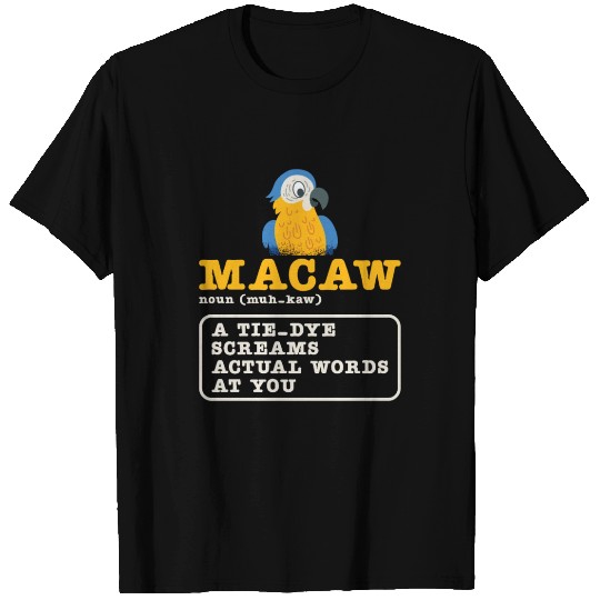 Macaw Parrot Bird Zoo Animal Birdwatcher Pet T Shirts