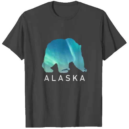 Alaska Gift USA Natur Bär Denali Grizzly Wald T Shirts
