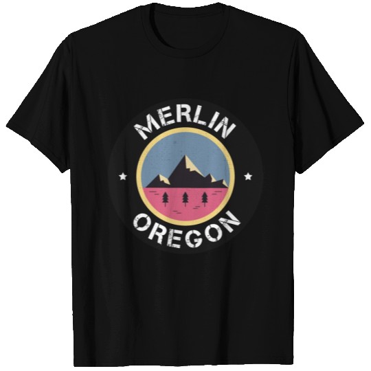 Merlin Oregon State Lovers Mountains Nature T Shirts