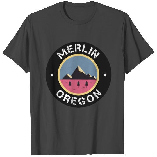 Merlin Oregon State Lovers Mountains Nature T Shirts