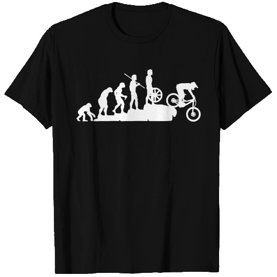 Evolution Downhill Mountain Bike Mtb Mountain Biki T Shirts