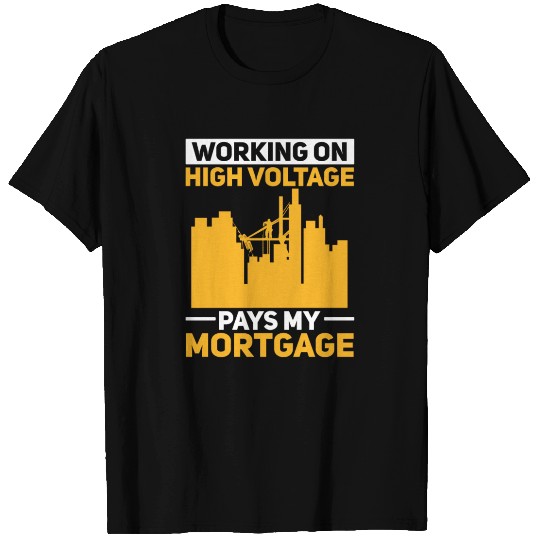 Electrician Electrical Engineer Lineman T Shirts