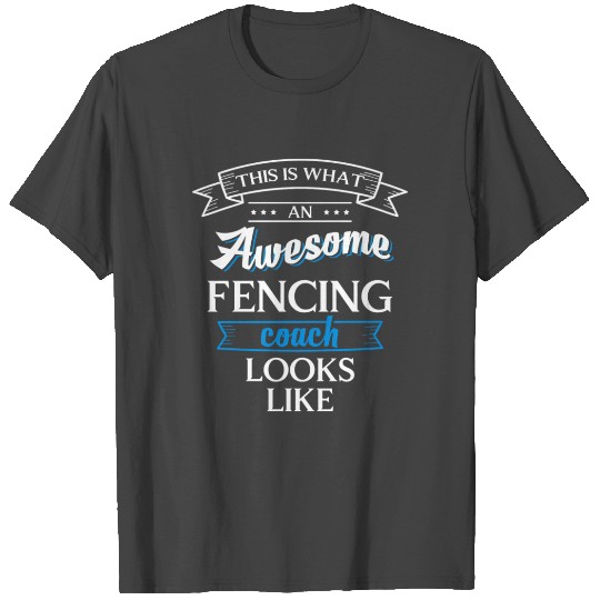 Fencing Sport Sabre Fencer Mask T Shirts