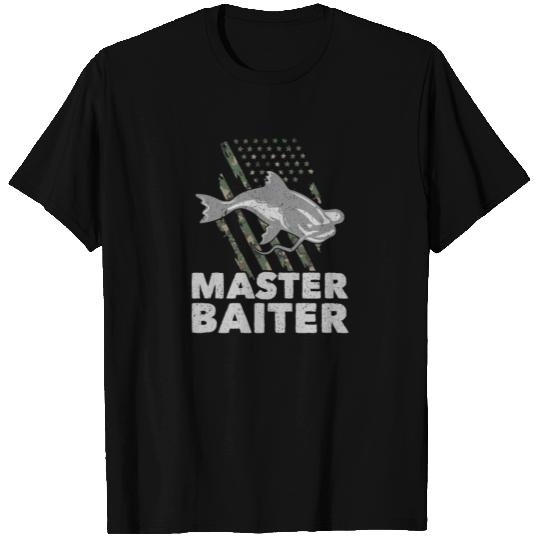 Master Baiter - Wels Catfish Hunter T Shirts
